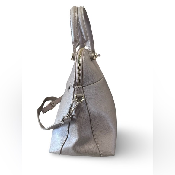 Furla Tan Beige Two Way Piper dome bag made from Saffiano leather - Picture 4 of 10